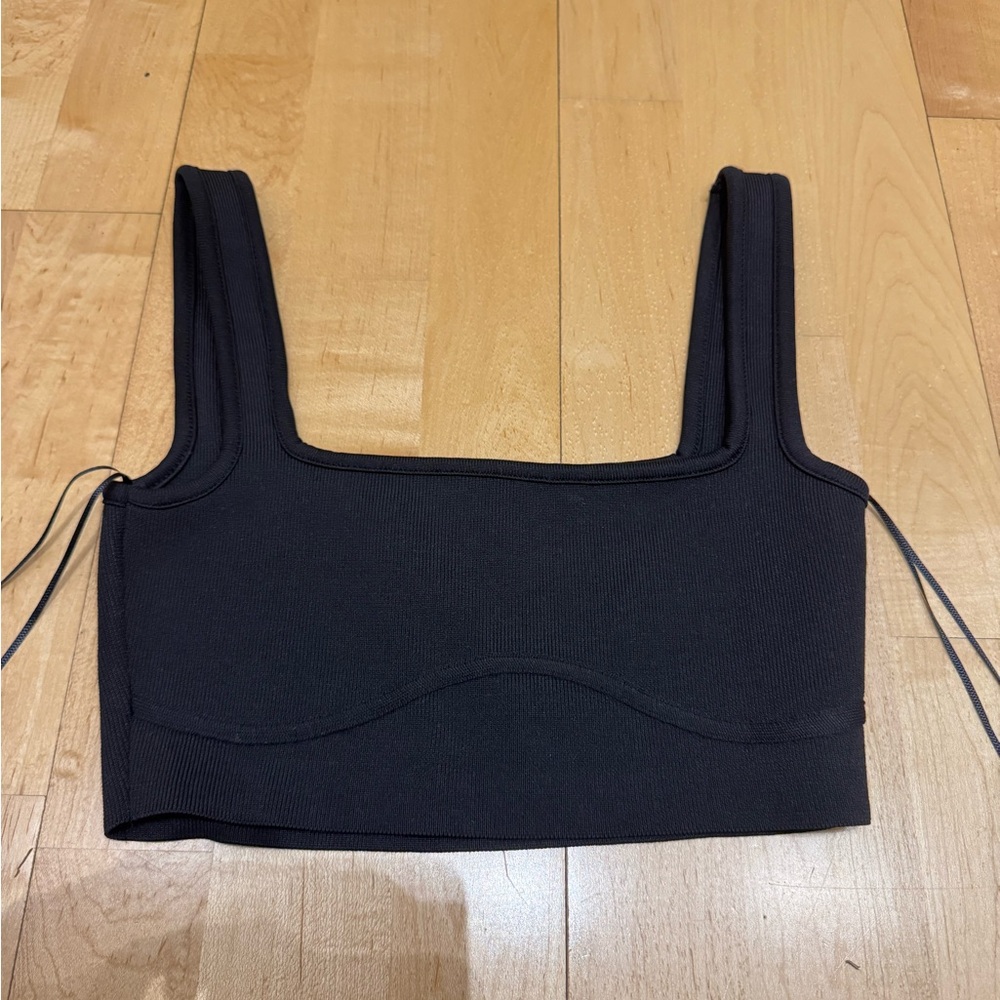Zara black top small brand new no tag